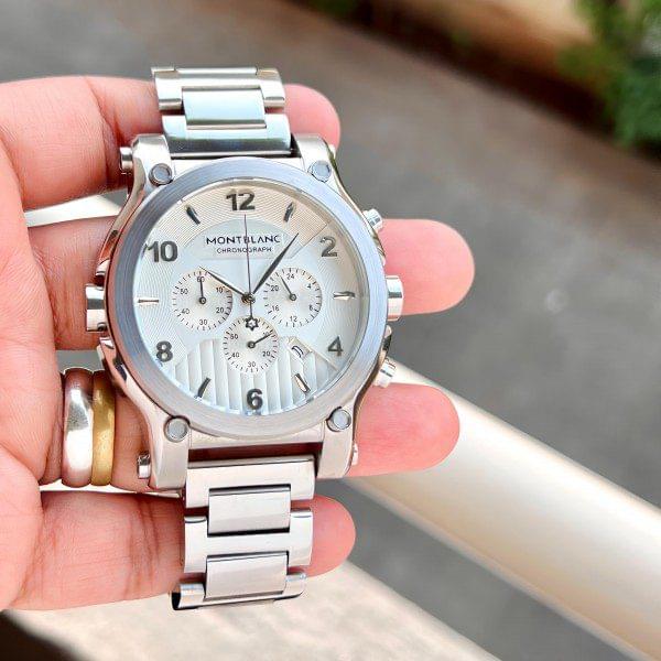 MONT BLANC KINGDOM SILVER FASHION CHRONO