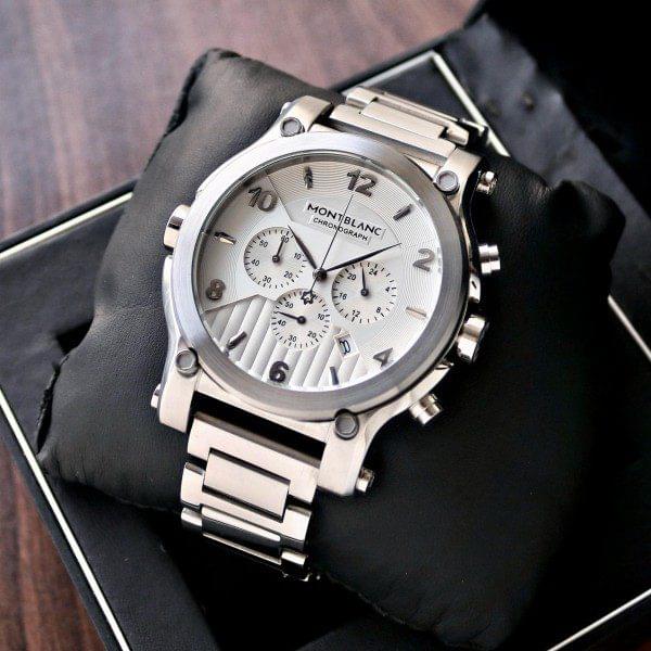 MONT BLANC KINGDOM SILVER FASHION CHRONO