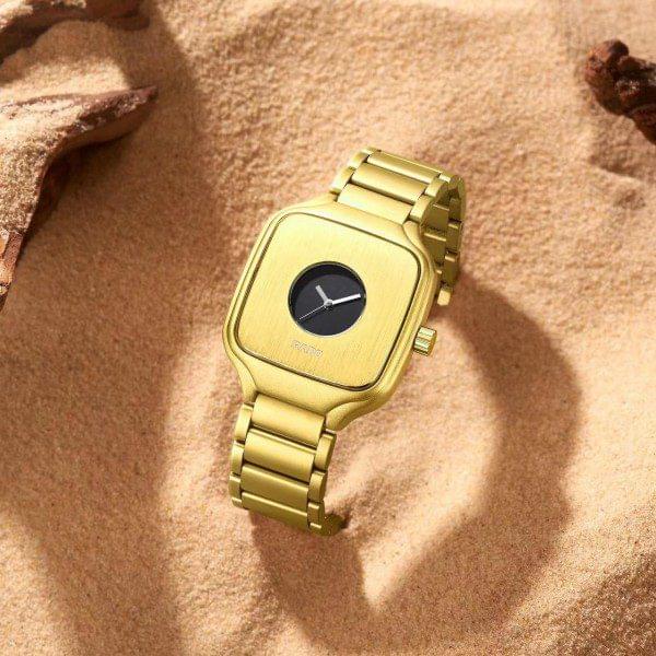 RADO TRUESQUARE GOLD SILVER FASHION CHRONO